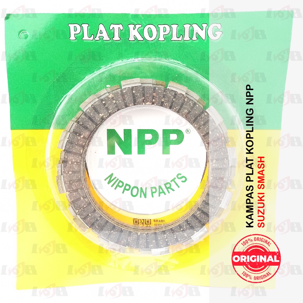 NPP Kampas Plat Kopling Smash Part Motor Suzuki 4 Lembar Clutch Disk Set Lengkap