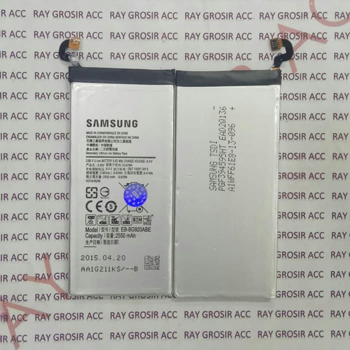 Baterai Original SAMSUNG GALAXY S6 / G920 ( EB-BG920ABE )