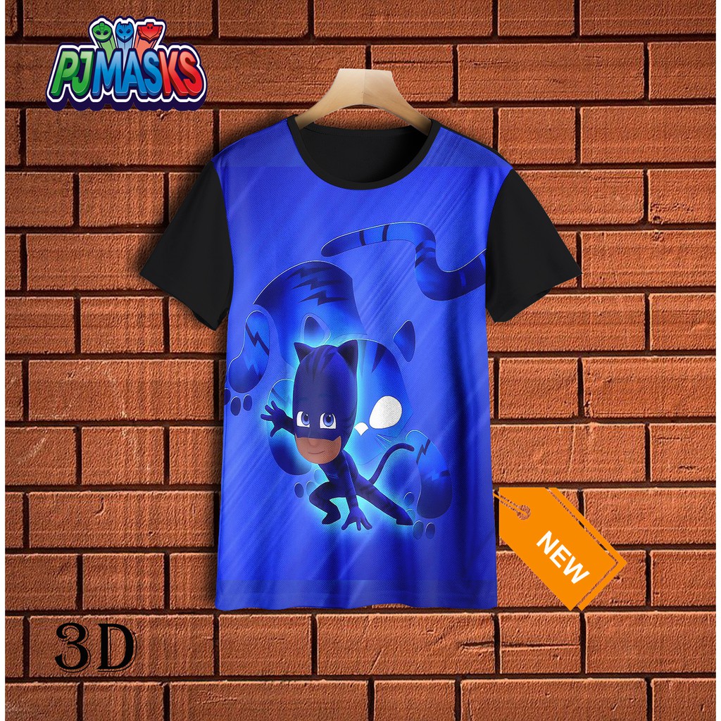 Kaos Anak PJ Mask Catboy