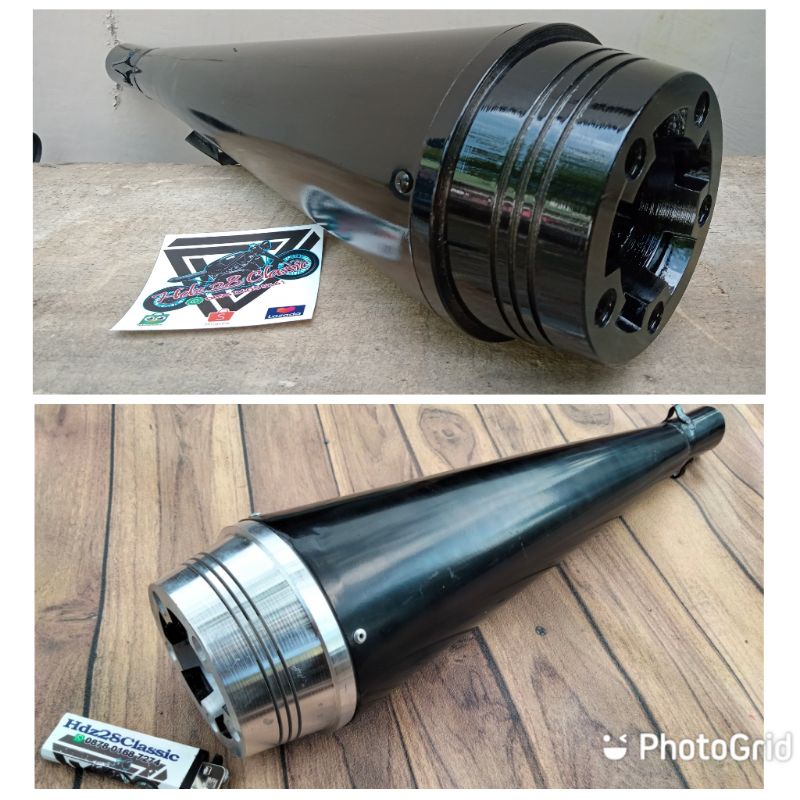 Knalpot Custom Japstyle Caferacer Ducati Slencer Custom Japstyle Slincer Custom Bass