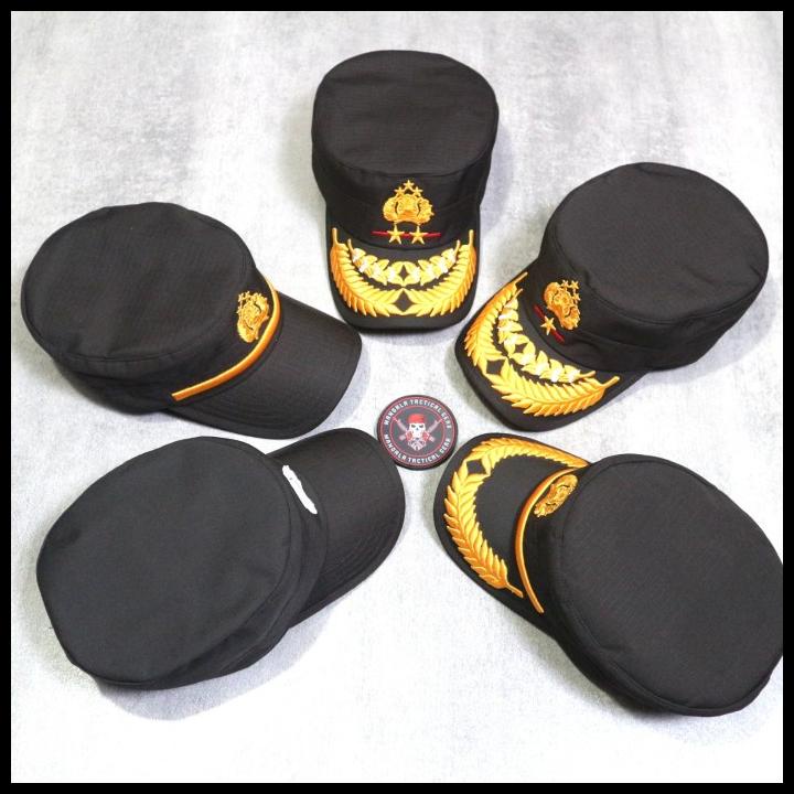 Topi Komando Polri / Topi Komando Premium Bintara Pama Pamen Perwira