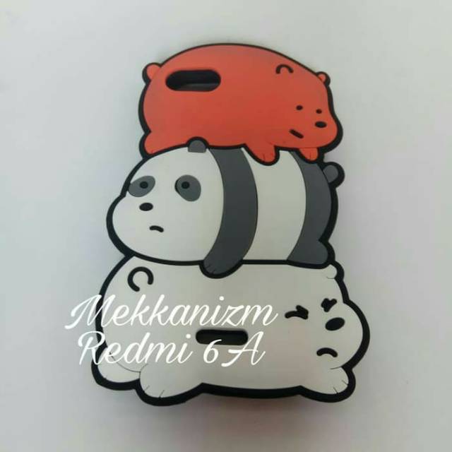 Case xiaomi Redmi 6A 3D boneka karakter