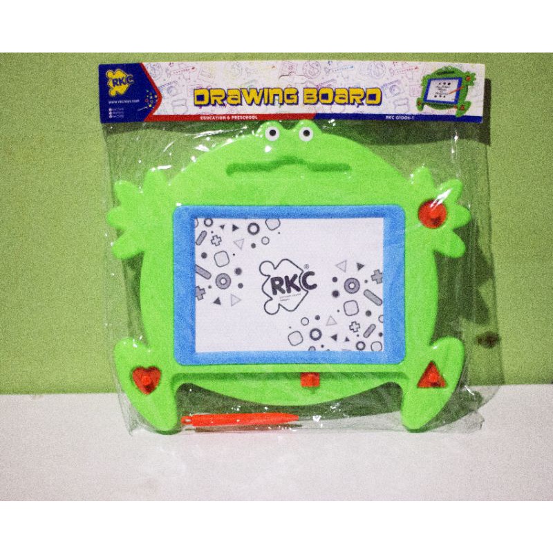 

Papan Gambar Kodok, Drawing Board, Mainan menggambar, Papan tulis, Mainan Edukasi, Mainan belajar