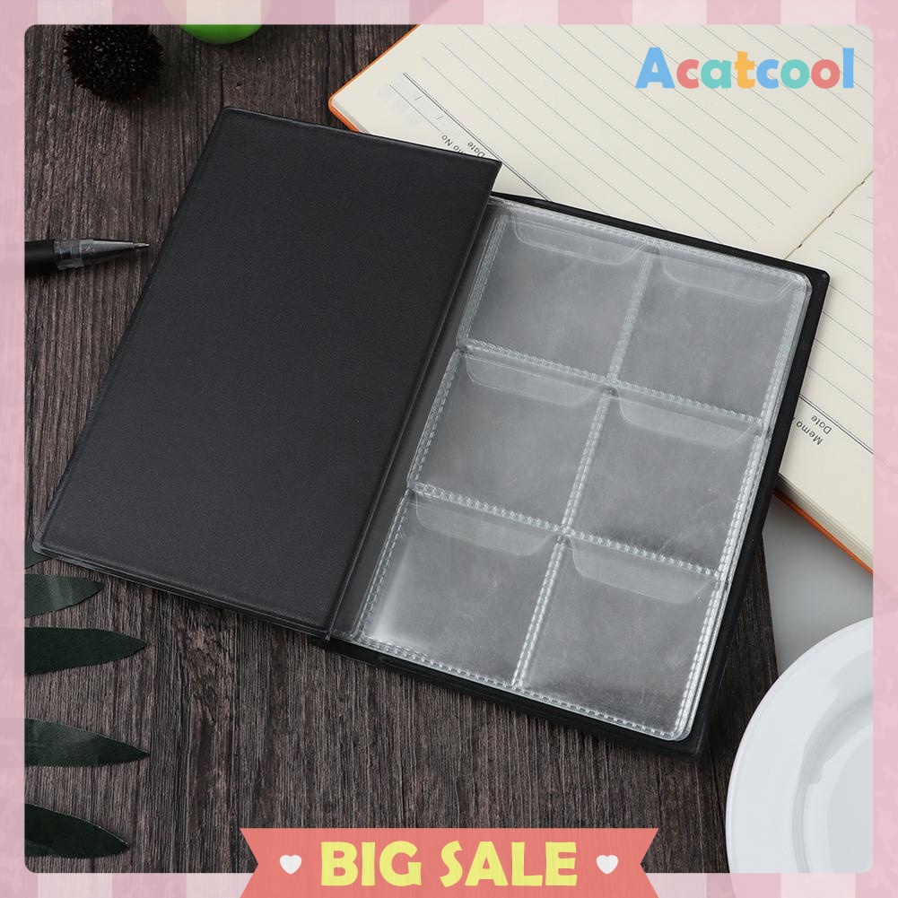 10 Pages 60 Pockets Album Silver Dollar Coins Collection Book Organizer