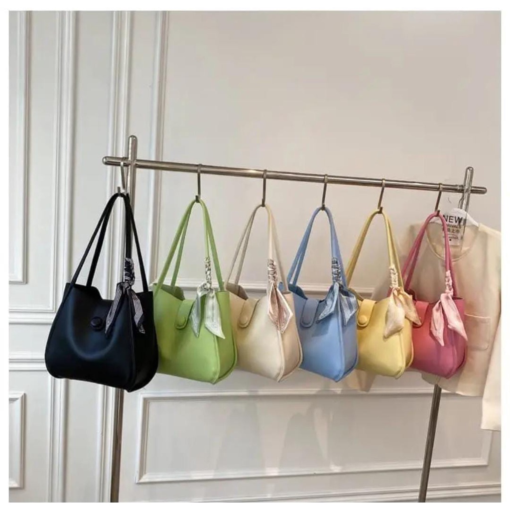 Tas Florida Shoulder Bag plus Twilly / syal - Hand Bag Fashion tas wanita