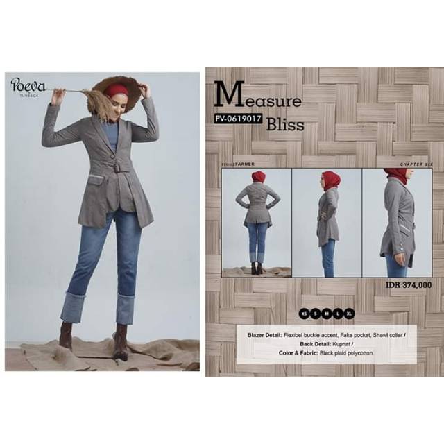 Blazer poeva by tuneeca murah / diskon / sale