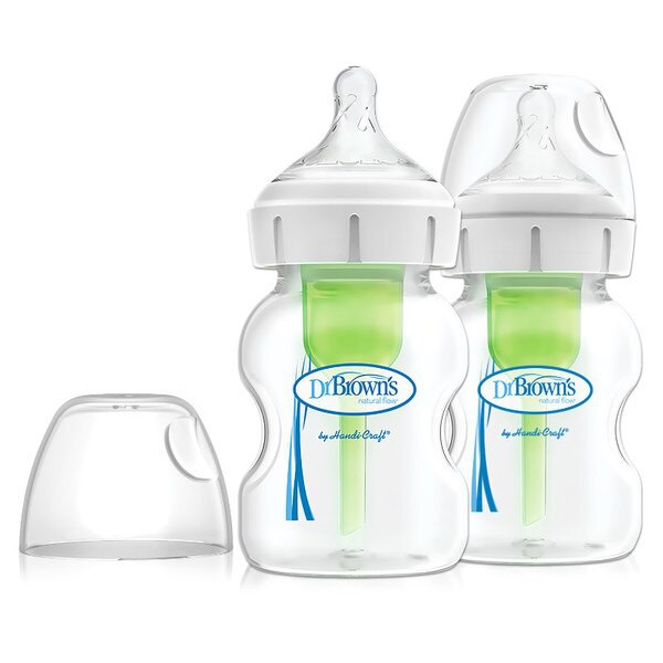 Dr Brown's - OPTIONS PLUS Wide Neck PP Bottle isi 2 pcs / 150ml