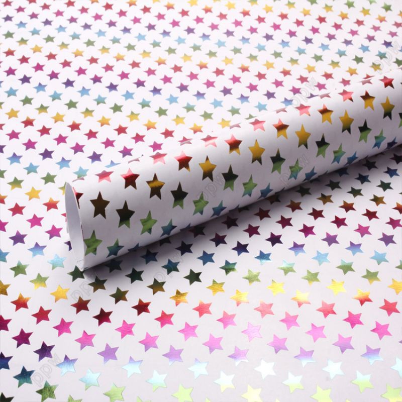 

Min 2 Pcs Kertas Kado / Gift Wrapping Paper YP10S Motif Star/Motif Bintang