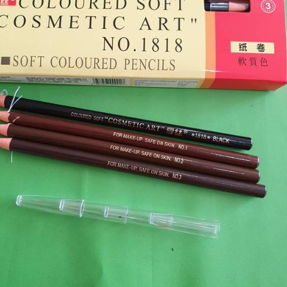 

Terjangkau Isi 12 pcs pensil tarik benang HENGSI cosmetic art soft coloured pensil 시