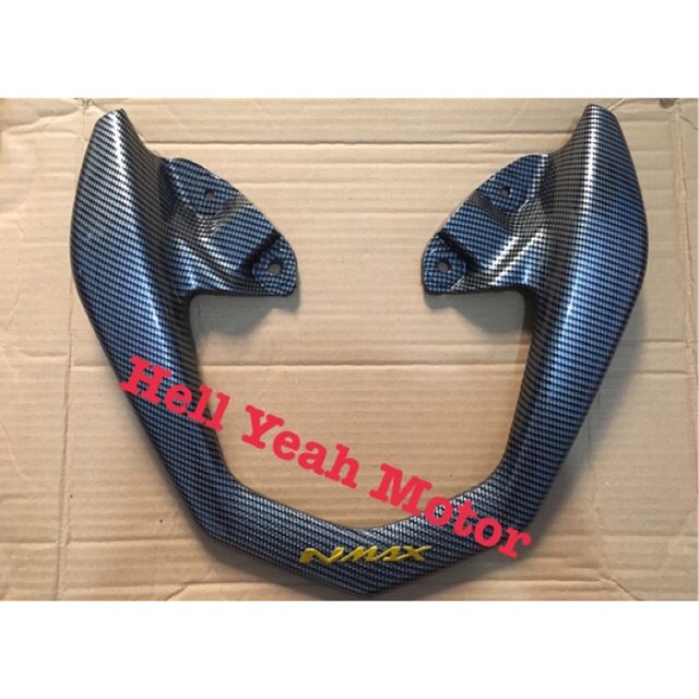 Cover Behel Nmax Carbon + Tulisan Gold Murah Motor Yamaha Nmax