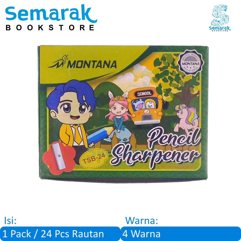 

Montana TSB-24 Rautan Pensil [1 Pack / 24 Pcs]