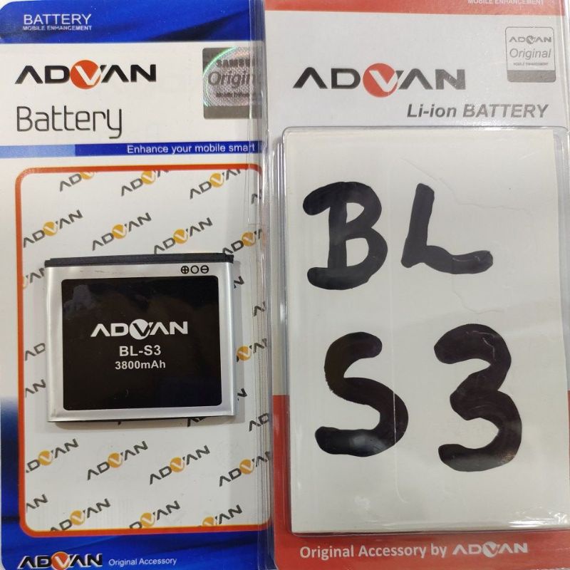 Battery | Baterai | Batre Advan BL-S3