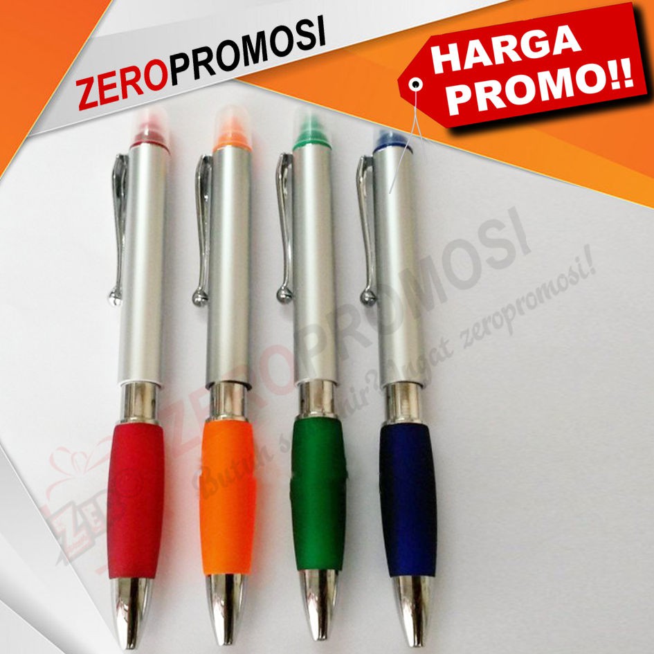 

Souvenir Pen Plastik Highlighter Bisa Cetak Logo