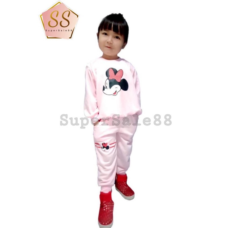 STELAN MINIO MOUS LUCU TERBARU/BAJU ANAK TELARIA