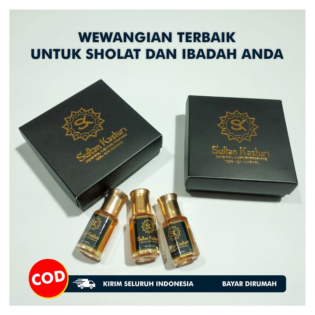 (BISA COD) Jual Minyak Wangi Kasturi Asli - Minyak Kasturi Sultan Kasturi Asli 100% Garansi