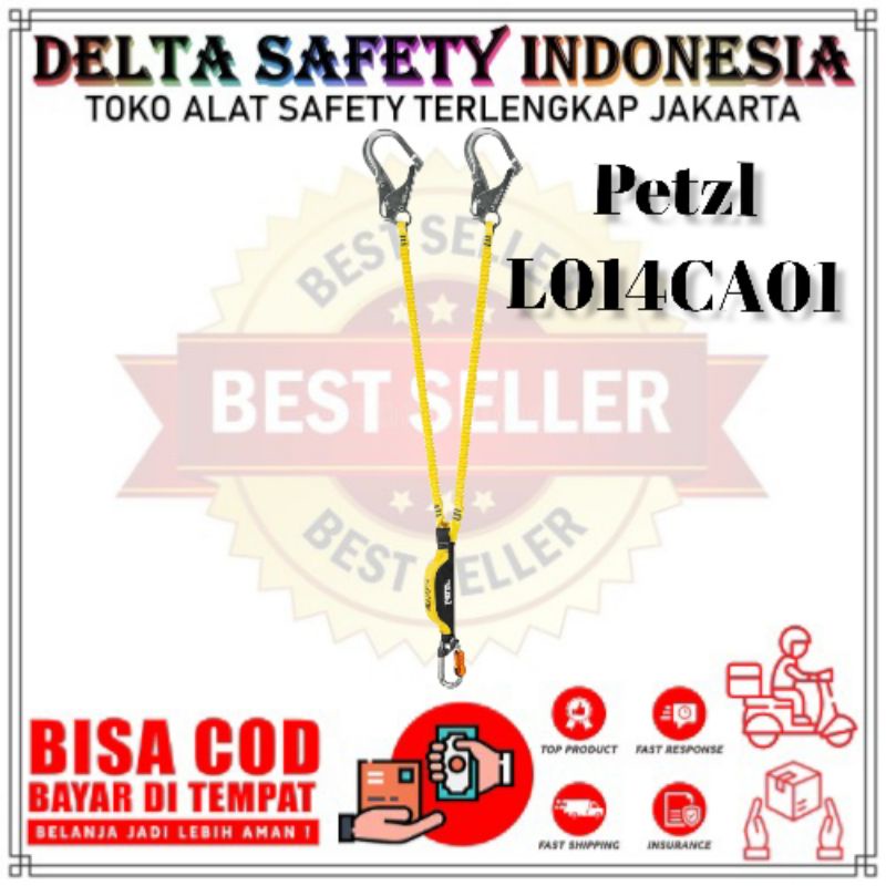 Petzl Absorbica -Y Lanyard 150 CM + MGO