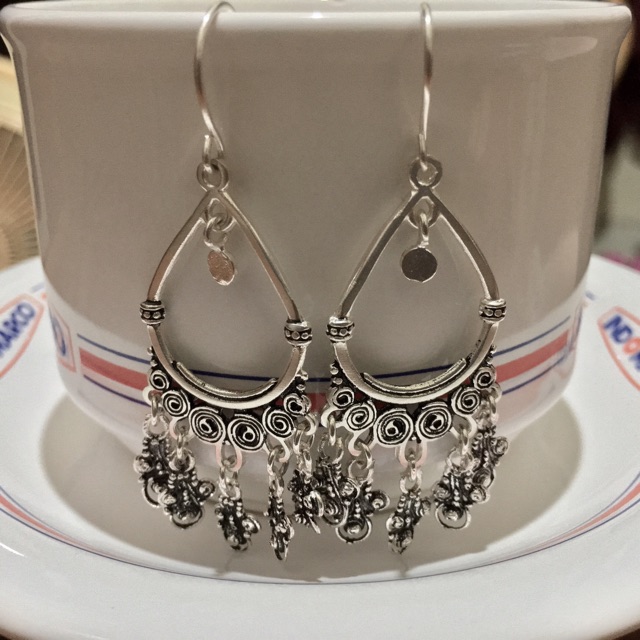 Anting Alpaka Bali Model Etnik