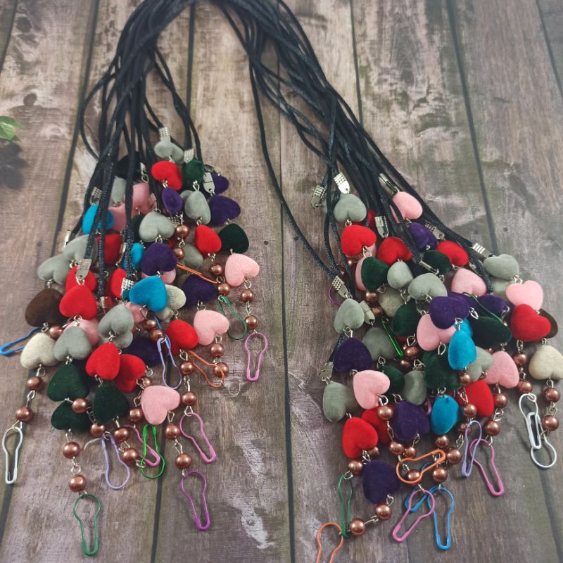 Kalung Masker Manik LOVE / Strap Masker / Tali Masker Korea/ Kalung Masker Tokopelanginicer