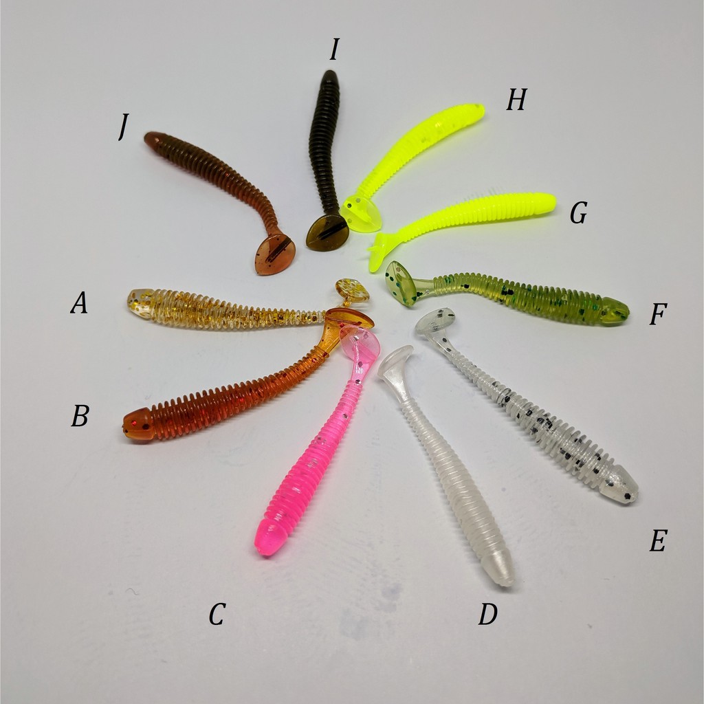 Umpan Soft Lure Paddle Tail 5 cm Ultralight Replika Gomoku Soft Minnow