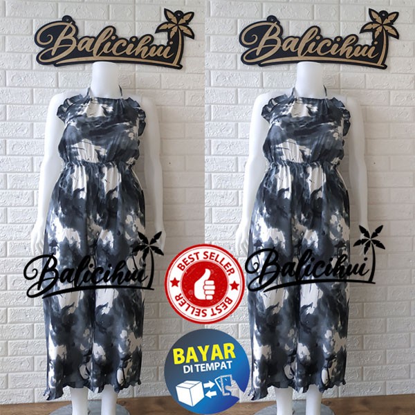 Balicihui Jumpsuit Ruffle Jumpsuit Panjang Jumpsuit Panjang Wanita