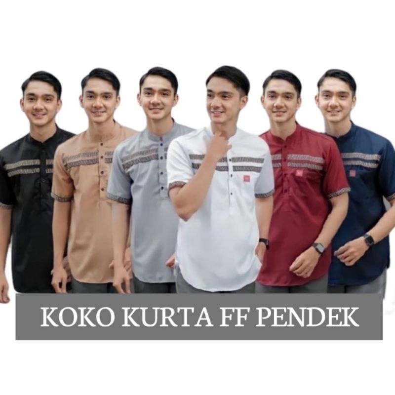 BAJU KOKO KURTA FF DEWASA//KOKO KURTA FF LENGAN PENDEK//KOKO KURTA CASUAL//KOKO KURTA PAKISTAN//KOKO KURTA PRIA BEST SELLER