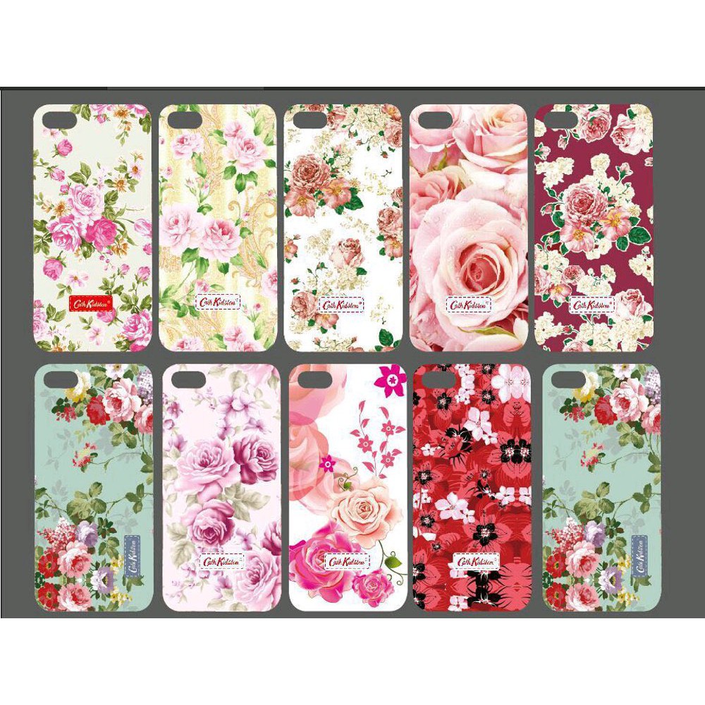 Hard Case Motif Bunga Cath Kidston All Tipe smartphone iPhone Samsung Xiaomi Oppo Asus Vivo Sony L