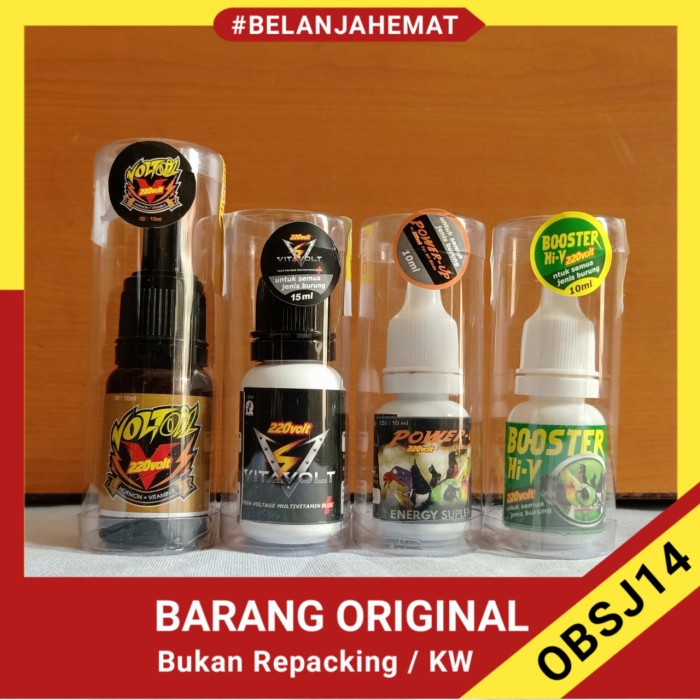 Vitamin Burung - Volt Oil Vitavolt Booster Power Up Paket 220 Volt Vitamin Burung Hemat