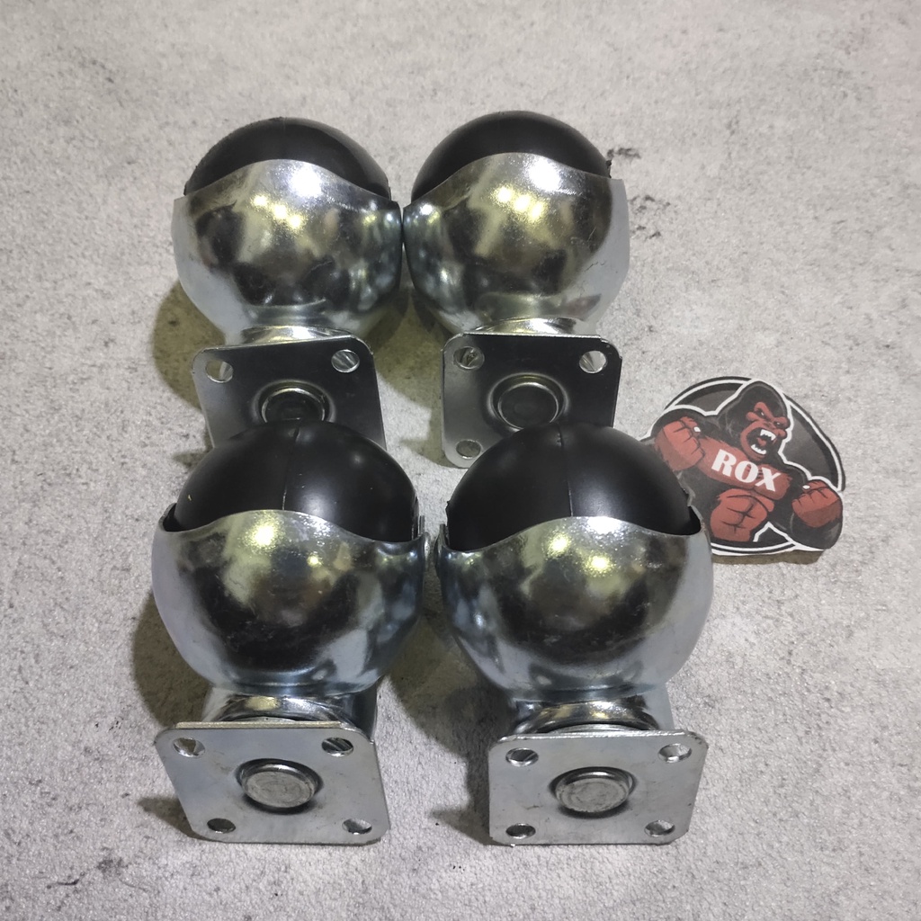 Roda Bulat 2 inch untuk Lemari Kursi Meja 1 set