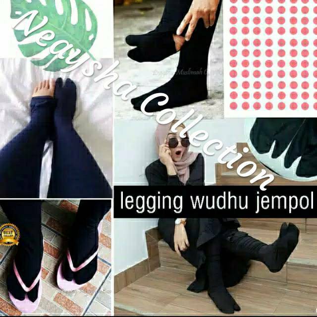 Legging Wudhu Jempol terbaru dari Neaysha Collection bahan Spandek rayon super utamakan kwalitas..