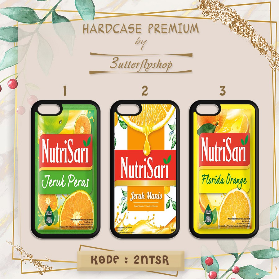 [HARDCASE] Nutrisari case Oppo Vivo Realme Redmi Xiaomi Samsung Iphone