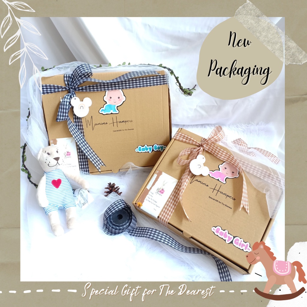 Hampers Bayi Lucu Series Double Jumper | Newborn Gift Set | Kado bayi - By Mamimohampers