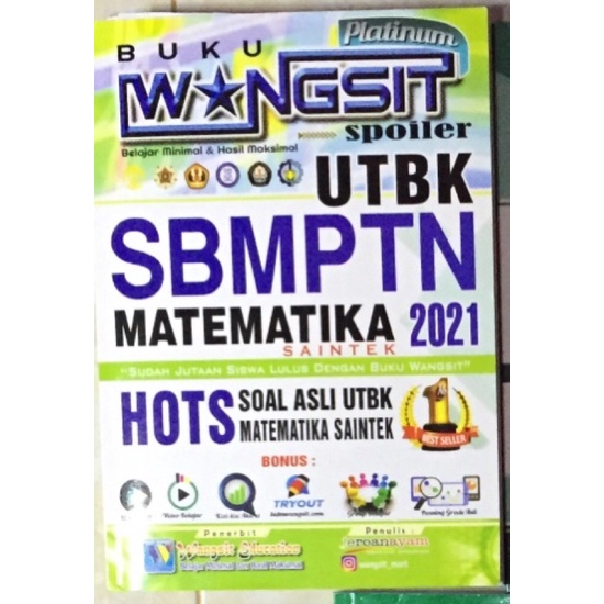PRELOVED WANGSIT MATEMATIKA SAINTEK 2021 OM JERO KONDISI BAGUS 90%