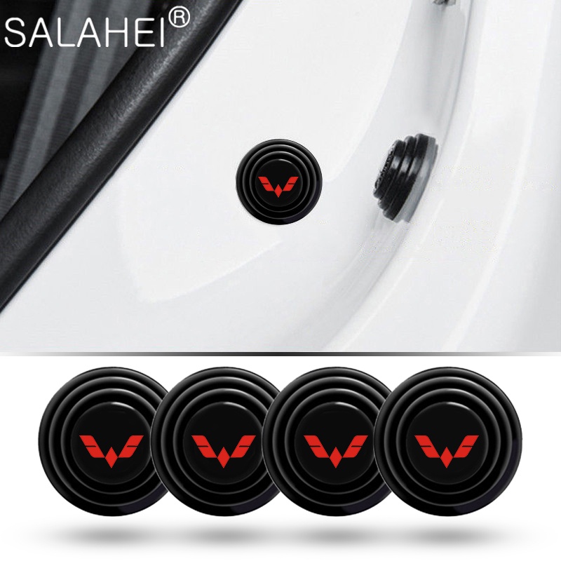 4 / 8 / 12pcs Stiker Peredam Kejut Pintu Mobil Shockproof Untuk Wuling Cortez Almaz