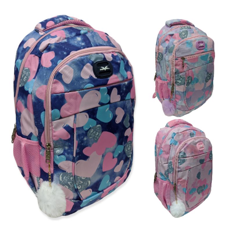 Tas sekolah anak perempuan paud tk sd dan smp naval original import
