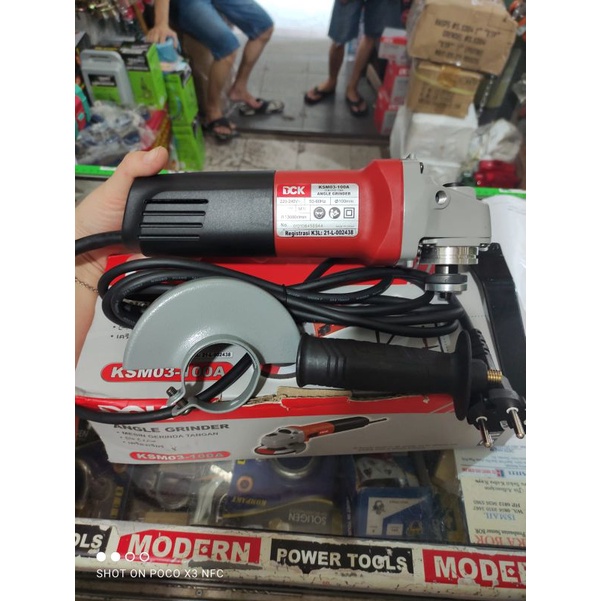 DCK KSM03-100A mesin gerinda tangan 4 inch gurinda angle grinder DCK