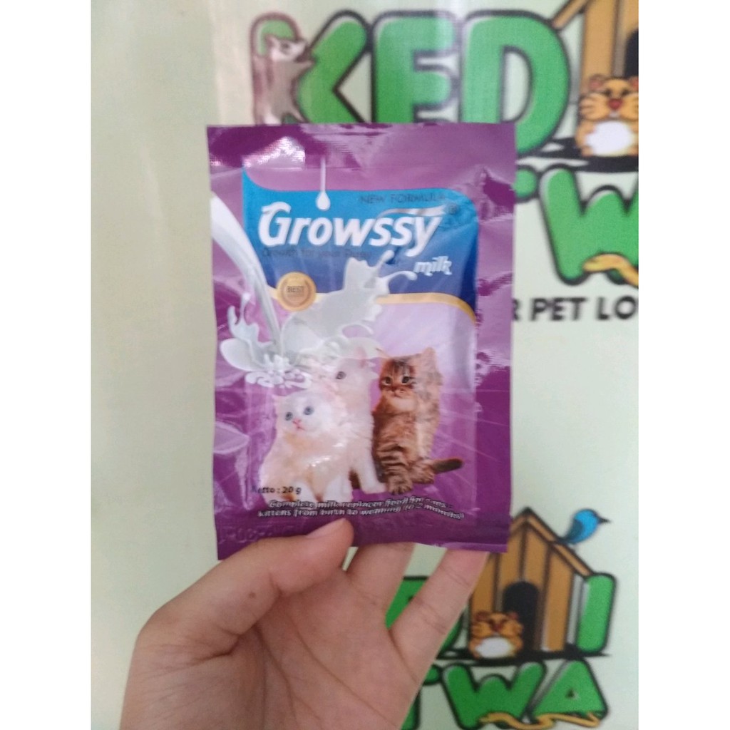 Susu Kucing Growsy Milk - Kedai Satwa