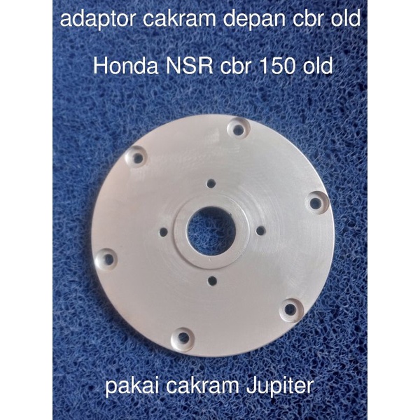 adaptor cakram depan Honda CBR 150old NSR pakai cakram depan Jupiter z