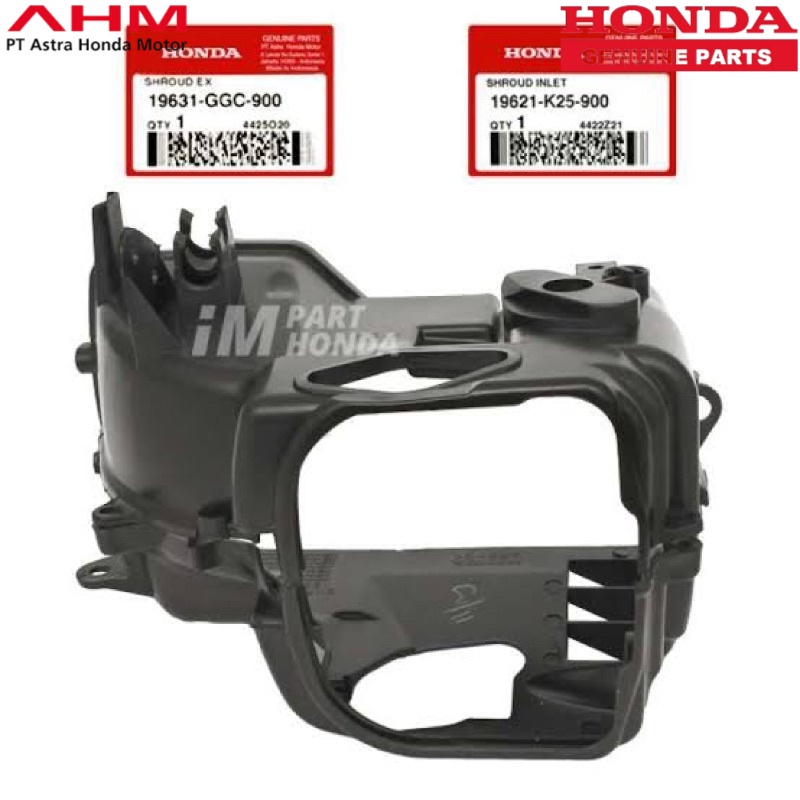 MURAH COVER / TUTUP MESIN ATAS BAWAH SHROUD INLET EX BEAT FI / CBS 2012 2013 2014 STARTER KASAR Scoo