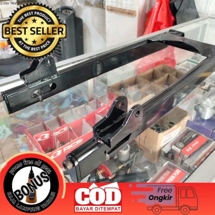 SWING ARM CPIT UDANG LENGAN AYUN REPLIKA DKT COATING HITAM PNP RX KING