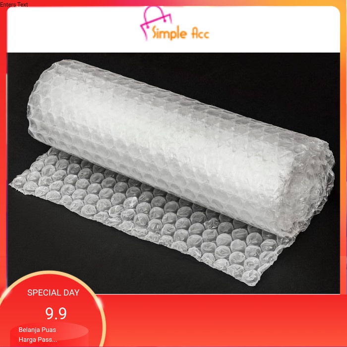 

~COD~ DO Tambahan packing Bubble Wrap agar paket lebih aman dan safety