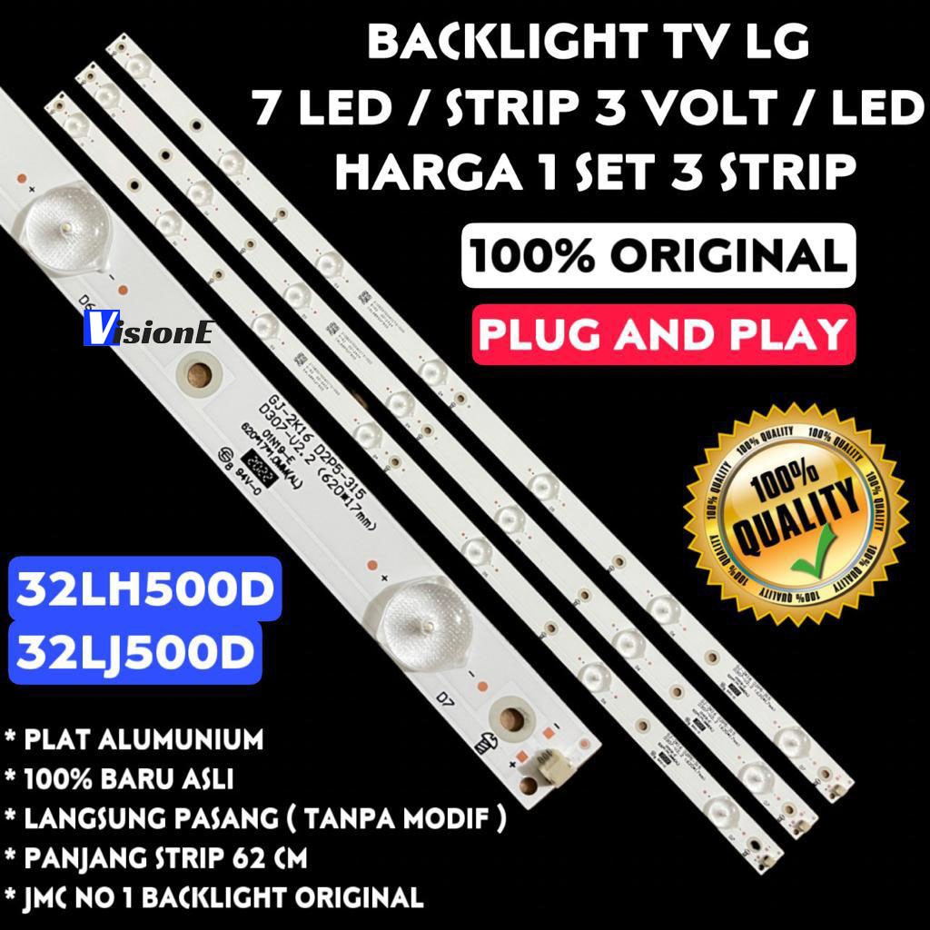 BACKLIGHT TV LED LG 32LH500 32LJ500 32LH500D 32LJ500D LAMPU BL TV LG 32 INCH