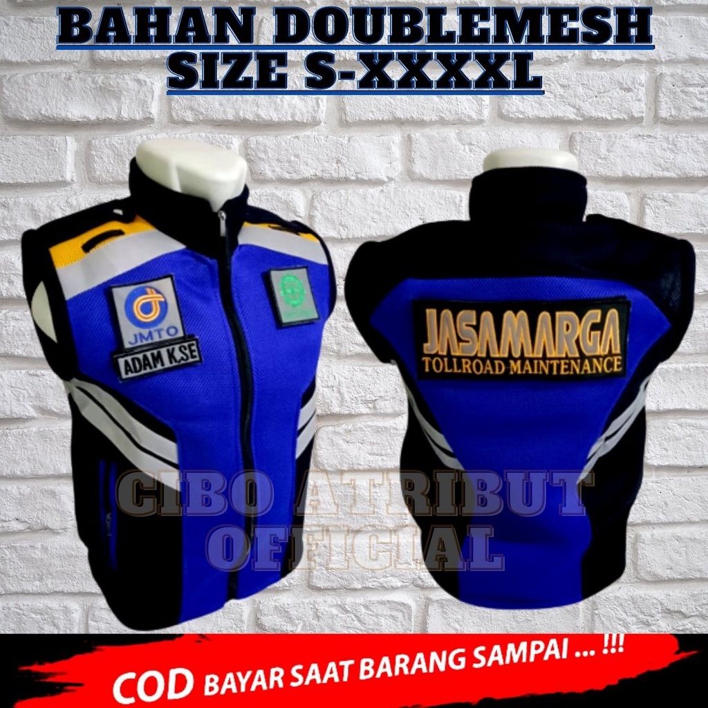 Rompi Jasamarga |Rompi Safety Proyek |Rompi Jasamarga Terbaru |DOUBLEMESH Tebal|Rompi Security Terba
