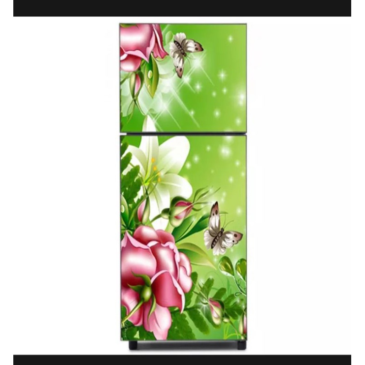 stiker pintu kulkas 2 pintu