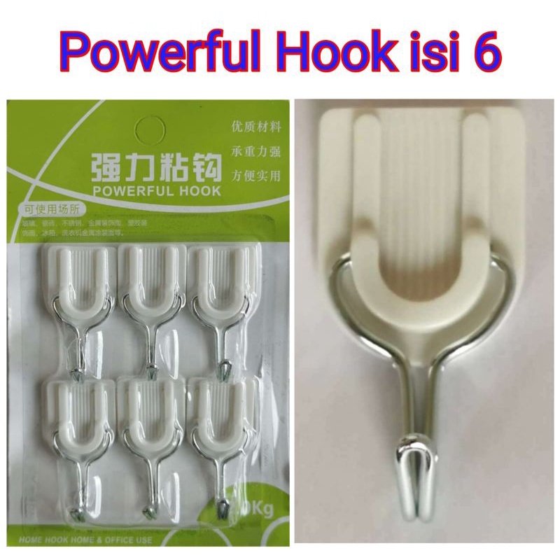 Hook Gantungan 6 pcs