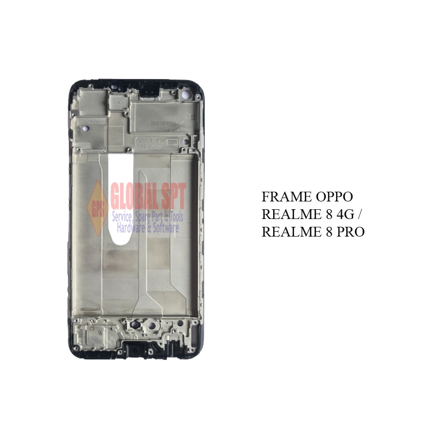 FRAME REALME 8 4G / TULANG TENGAH / BEZZEL MIDDLE REALME 8 PRO 4G