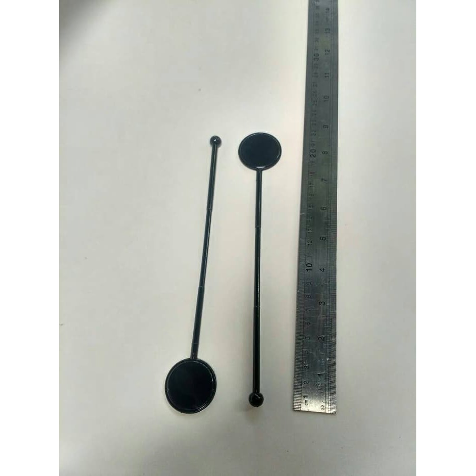 adukan minuman / strirrer plastik hitam / Barang ready