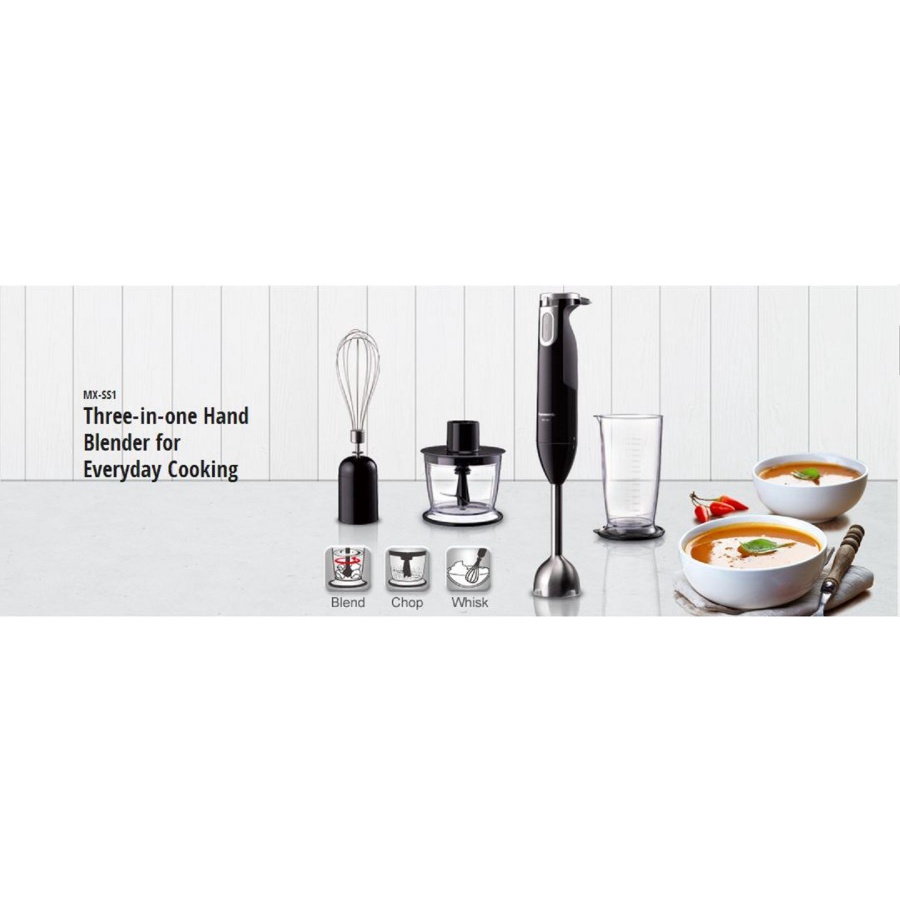 Panasonic MX-SS-1 Hand Blender 3 In 1 Untuk Setiap Masakan