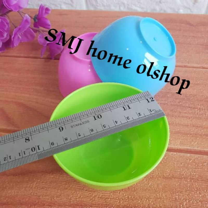 (1 Lusin) Mangkok Kecil Plastik Merek Tantos 5161