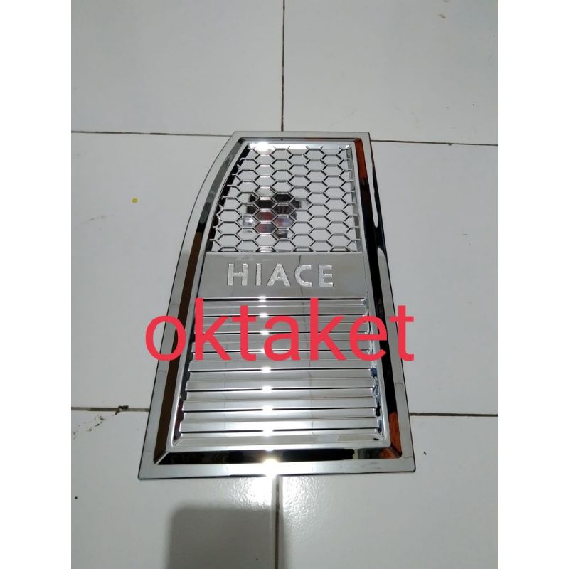 tank cover Hiace 2020 chrome