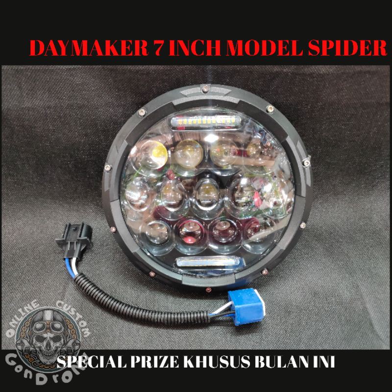 LAMPU DAYMAKER 7 INCH ORIGINAL DOT SAE